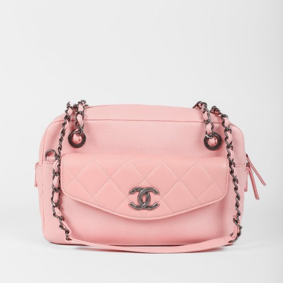 Chanel Pink Coco Break Camera Case Shoulder Bag - Picture 2 of 14